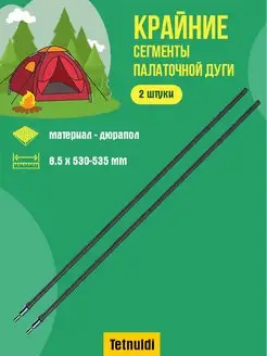 Сегменты для палатки 8.5 мм 53,0-53,5 см 2 шт