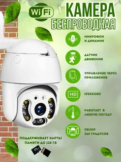 Уличная беспроводная ip-камера наблюдения WiFi smart 2 МП