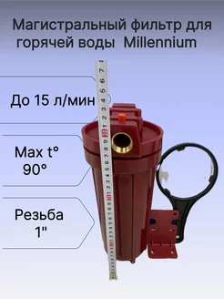 Магистральный фильтр для горячей воды 1" Millennium