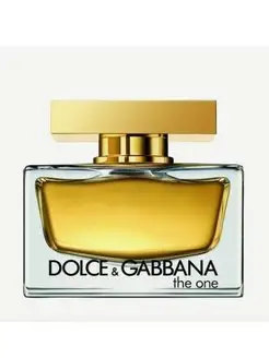 DOLCE GABBANA THE ONE Дольче габбана