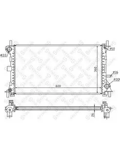 Радиатор охлаждения основной (для авто с АКПП) ФОРД