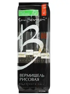 Вермишель из черного риса, без глютена, 250 г