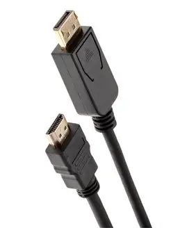 Кабель DisplayPort HDMI FULL HD 1080p 60Hz 1.8 метра медь