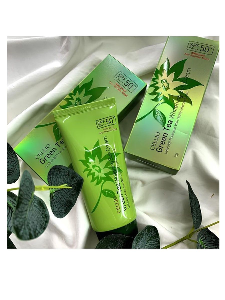 Солнцезащитный крем зеленый чай. Cellio Green Tea Whitening Sun Cream. Cellio Green Tea Whitening Sun Cream 50+. Cellio крем Green Tea Whitening Sun Cream SPF 50, 70 Г. Green Tea Whitening Sun Cream spf50+/pa+++.