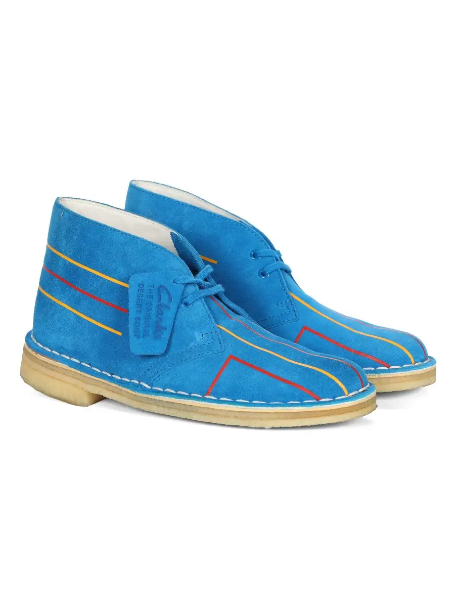 Мужские ботинки 26112546 синие Clarks 166268342 купить в интернет-магазинеWildberries
