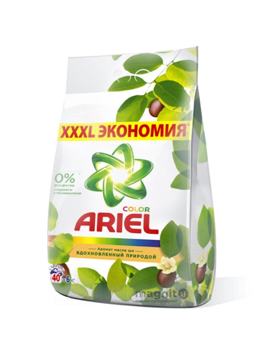 Порошок стиральный Ariel Color 6кг. Ariel 6 кг авт колор масло ши. Порошок Ариэль 6 кг. Ariel Color аромат масла ши.