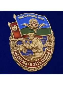 Знак "За службу в 35 гв. ОДШБр"