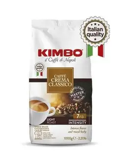 Кофе в зернах Кимбо Caffe Crema Classico, 1кг