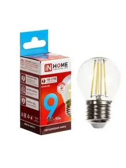 Лампа светодиодная LED-ШАР-deco, 9 Вт, 230 В, Е27