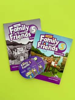 Family and Friends 5 (комплект Class book+Workbook+2СD)