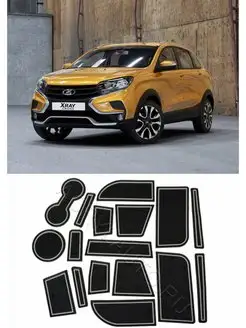 Коврики в ниши салона Lada Xray 2016~ 17 ШТУК