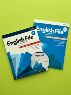 English File Pre-Intermediate Учебник+WB+CD (4th edition)