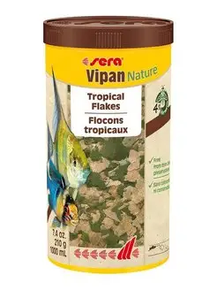 Корм основной в хлопьях VIPAN NATURE 1000 мл 210 г