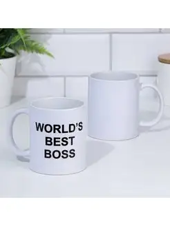 Кружка сублимация WORLD'S BEST BOSS