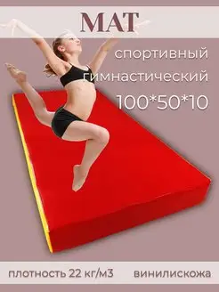 Мат спортивный гимнастический № 1 (100х50х10)