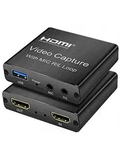 Адаптер видеозахвата HDMI USB loop mic