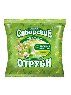 Отруби Сибирские пшеничные очищающие 200г 2 пачки