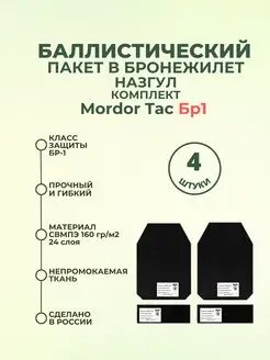 Баллистические пакеты для бронежилета Назгул Mordor Tac Бр1