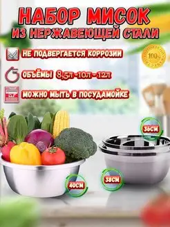 Миска из нержавеющей стали для кухни