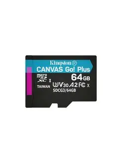 Карта памяти Kingstоn Canvas Go Plus SDCG3 64GBSP 64Gb