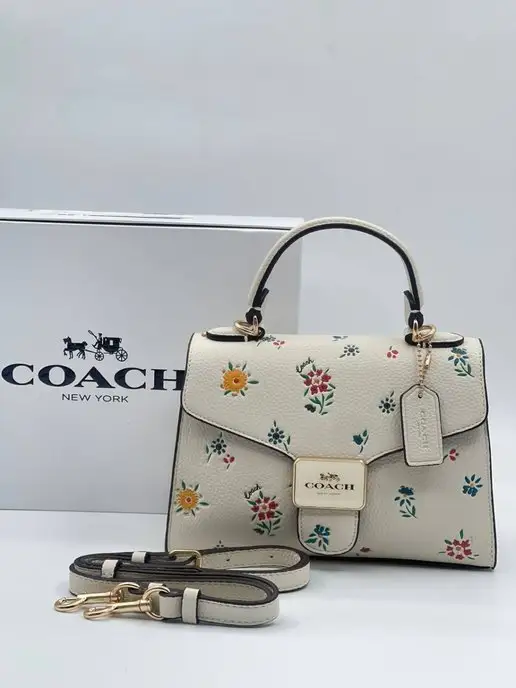 Coach Micro Tilly Top Handle with Dandelion Floral Print in 2023