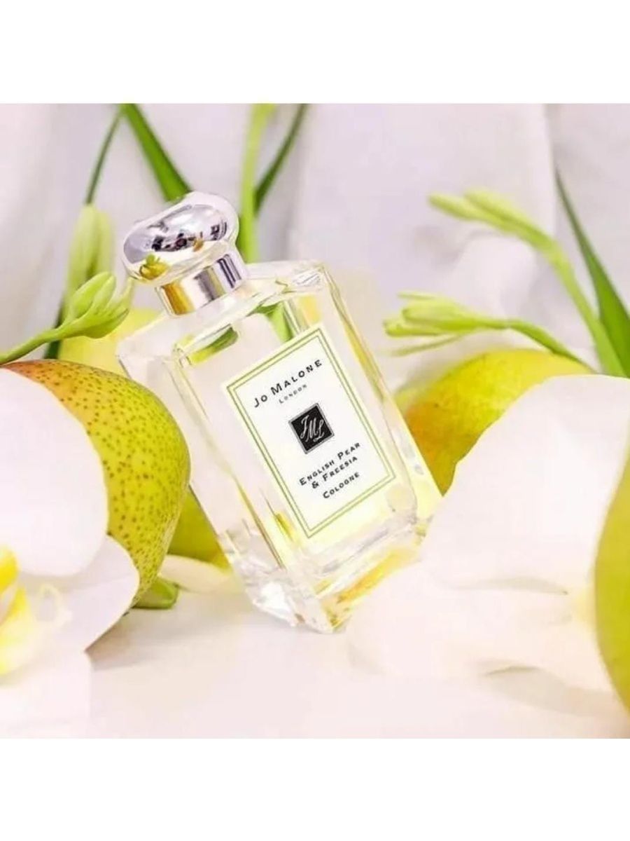 Джо малон описание ароматов. Духи Джо Малон фрезия. Джо Малон духи English Pear. Jo Malone English Pear Freesia Cologne. Духи Джо Малон груша.