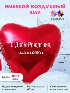 Воздушный шарик маме на день рождения