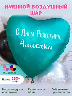 Воздушный шарик именной Аллочка Алла