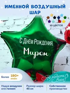 Воздушный шар именной Мирон