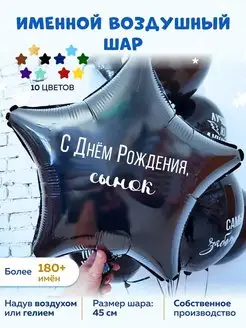 Шары с днем рождения сынок