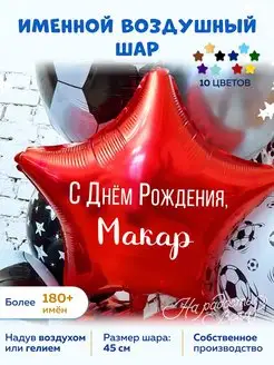 Воздушный шар именной Макар