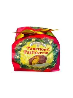 Panettone Итальянский кекс с изюмом и цукатами красный 1кг