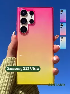 Чехол на Samsung S23 Ultra с принтом градиент