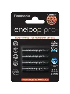 Аккумулятор Eneloop Pro AAA 900mAh, 4 шт