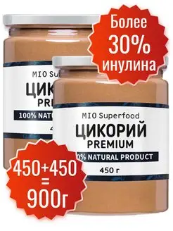 Цикорий растворимый натуральный без кофеина Miosuperfood