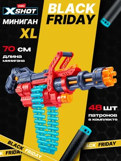 Большой миниган X-Shot Crusher + 48 мягких пуль