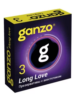 Презервативы с анестетиком Ganzo Long Love