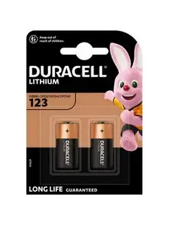 Батарейка Duracell Lithium CR123