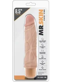 Реалистичный вибратор "DR. SKIN COCK VIBE", 18.5см