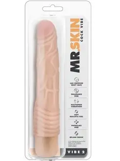 Реалистичный вибратор "DR. SKIN COCK VIBE", 18см