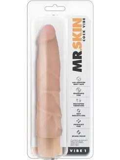 Реалистичный вибратор "DR. SKIN COCK VIBE", 18.5см