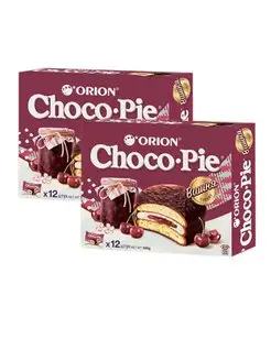 Пирожное Choco Pie Вишня, 360 г х 2 шт