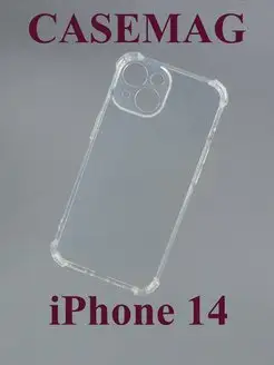 Чехол на iphone 14 с защитой камеры силиконовый