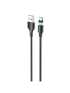 Кабель зарядный для телефона MicroUSB 2.4А магнитный