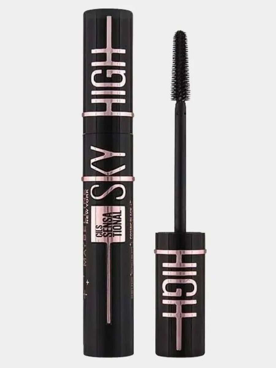 Тушь high. Тушь мейбелин Скай Хай. Тушь Maybelline Sky High. Тушь Sky.