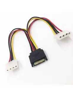 Переходник питания SATA на 2 Molex