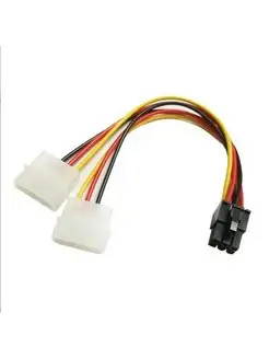 Переходник питания 2 MOLEX на PCI-E