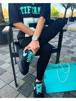 Кроссовки Nike Air Force 1 Tiffany