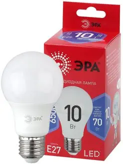 Лампа светодиодная LED smd A60-10w-865-E27 R 6500К