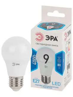 Лампа светодиодная LED smd A60- 9w-840-E27 4000К